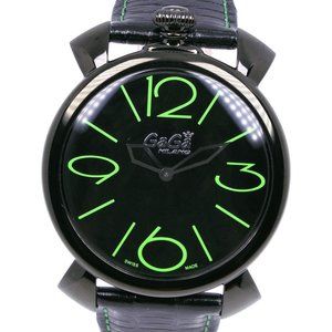 Gaga Milano Manuare Singh Watches 5092 black black Dial